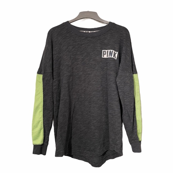 NWOT Gray PINK long sleeve shirt - Picture 1 of 5